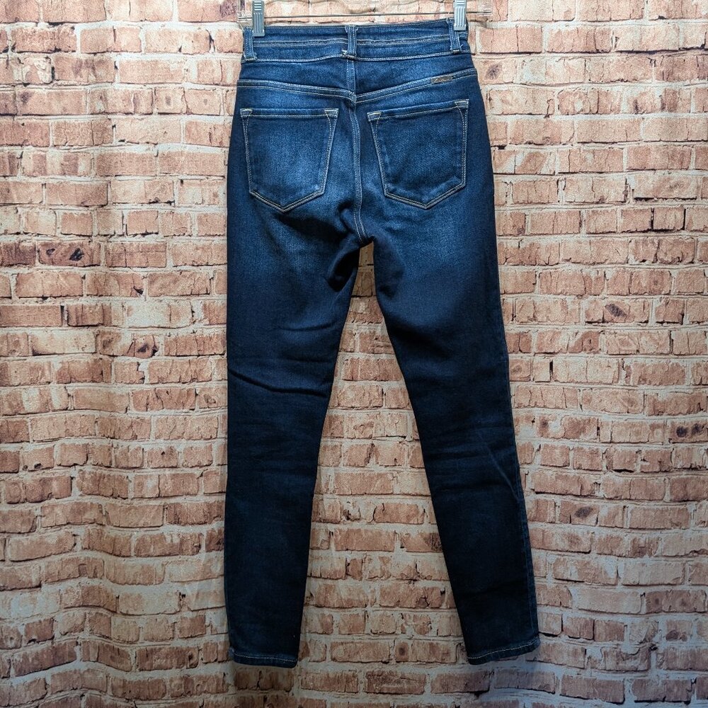 KanCan Jean High Rise Ripped Cropped Size 24 - Picture 8 of 15